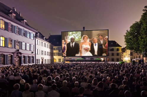 Une projection au Allianz Cinema de Bâle.
